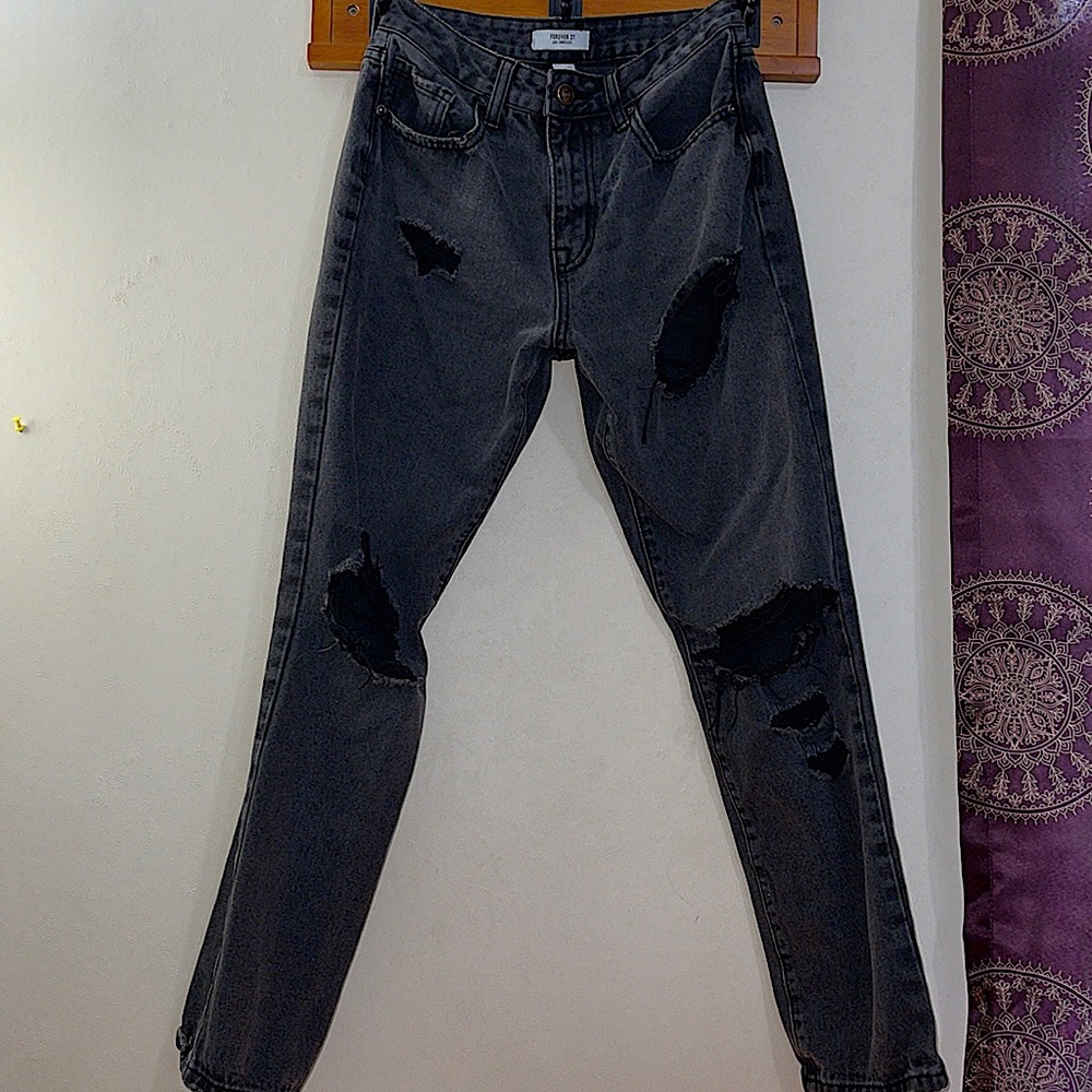 Forever 21 Distressed Jeans